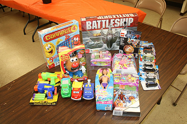 toys on table