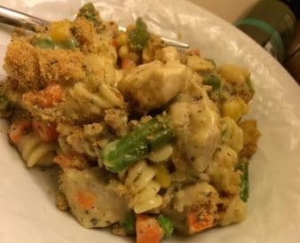 chicken-and-pasta-casserole-with-mixed-vegetables