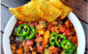 plant-based-black-bean-taco-soup