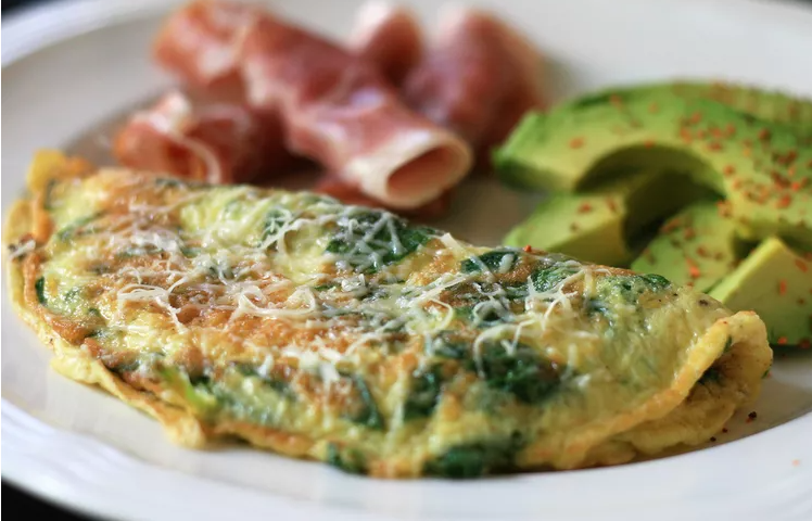 baby-spinach-omelet