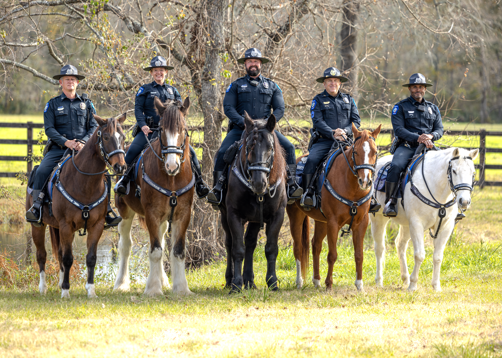 Officers on Horseback