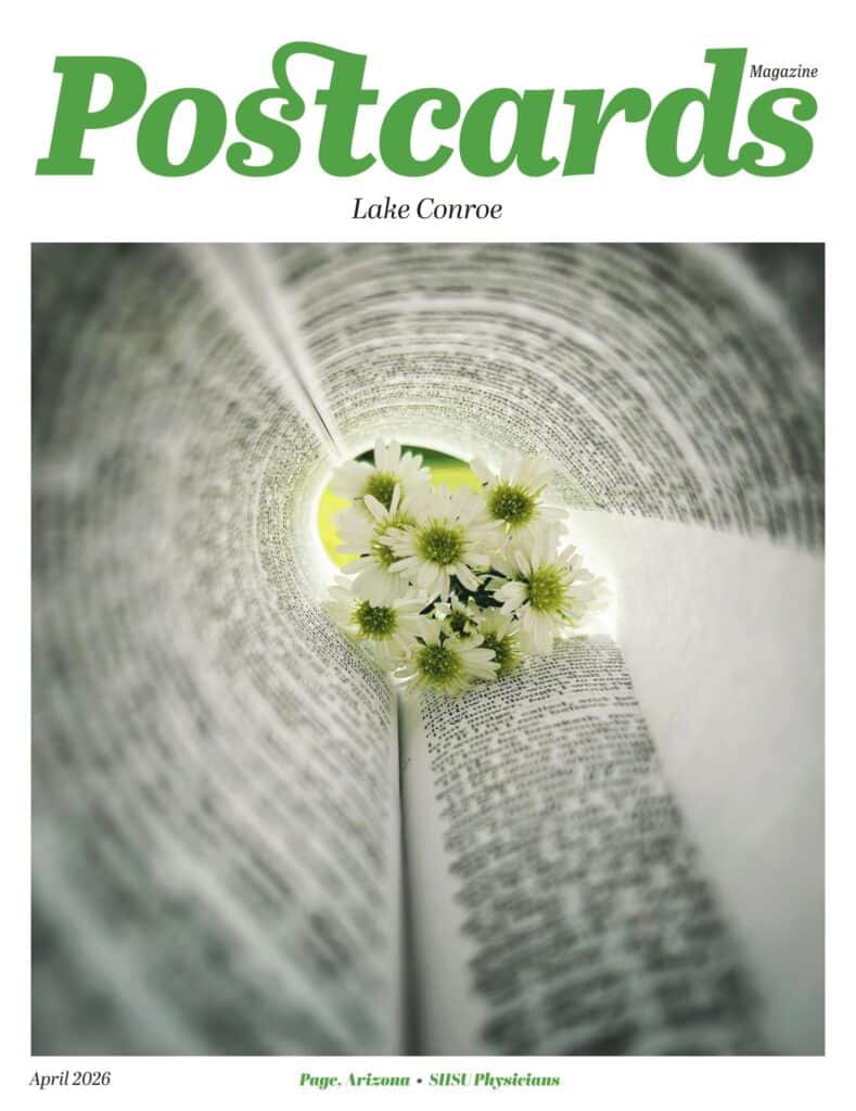 Postcards April 2026- Lake Conroe