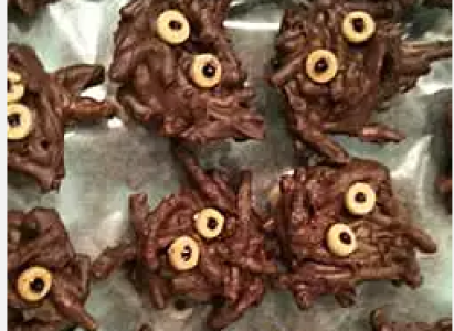 chocolate-spiders