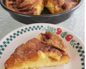 fresh peach cake