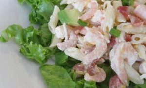 shrimp avocado pasta salad