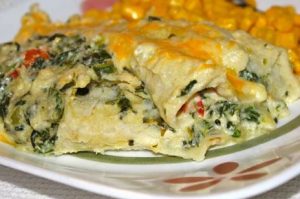 spinach enchiladas